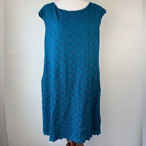 Connected Apparel Sleeveless Midi Dress Size 16W